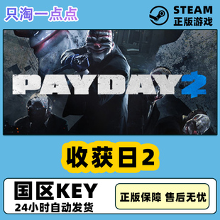 掠夺日2 Steam正版 收获日2 合集 国区KEY PAYDAY 激活码 CDKEY