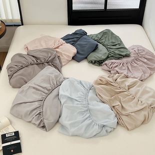 夏季 100%莱赛尔纤维冰丝床垫保护罩凉感丝席梦思套 天丝床笠单件