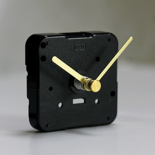 SHINFUKU天王星扫秒静音机芯石英钟配件创意个性 小座钟芯铜指针