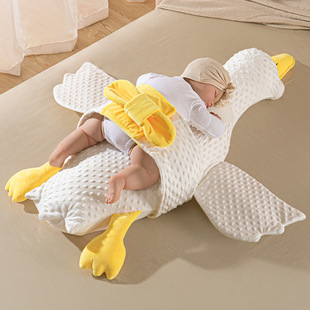 大白鹅婴儿排气枕新生儿防胀气肠绞痛飞机抱枕安抚宝宝趴睡觉神器