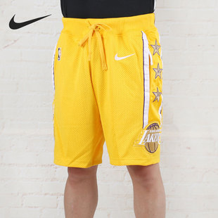 耐克正品 Nike 短裤 洛杉矶湖人队 CD2625 男子运动训练SW球迷版