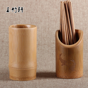 筷子筒 筷笼子 竹制筷笼 筷子架 筷盒 收纳笼 创意多功能 筷子笼