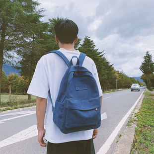 双肩包男士 潮流高中初中学生书包 背包大容量旅行包电脑休闲你时尚
