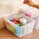 婴儿用品奶瓶收纳箱家用宝宝餐具储存盒翻盖式 玩具零食收纳盒大号
