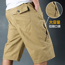 中年男士 休闲运动短裤 夏季 新款 七分裤 外穿纯棉中老年下装 薄 爸爸装