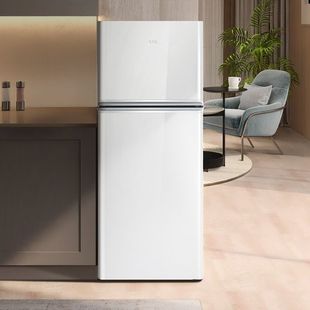 TCL电冰箱112升小型家用双门冰箱节能冷冻出租房公寓宿舍特价
