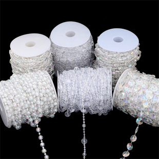 亚克力线帘珠婚庆装 饰链条DIY手工制作花边饰品挂件珠链配件材料