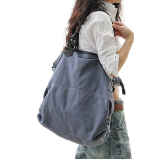 正品 女包女士单肩包斜挎包休闲包旅行帆布包大容量手提大包 日韩版