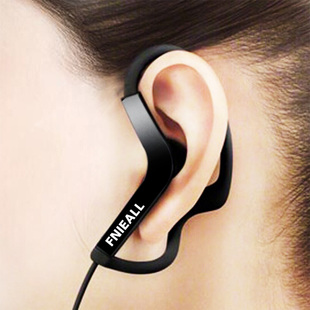 HALFSun 耳机挂耳式 有线耳机运动跑步手机音乐耳麦 不入耳耳塞式