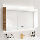LED智能浴室镜柜壁挂墙式 厕所卫生间洗手间镜子带置物架带灯镜箱