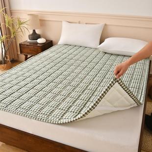 A类棉花褥子纯棉夹棉床单床垫软垫家用保护垫榻榻米防滑宿舍垫被