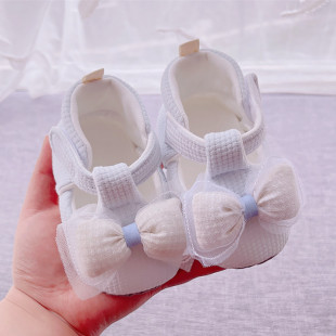 婴儿凉鞋 春夏季 0一岁宝宝学步鞋 6到12个月婴幼儿布鞋 软底 子春夏款