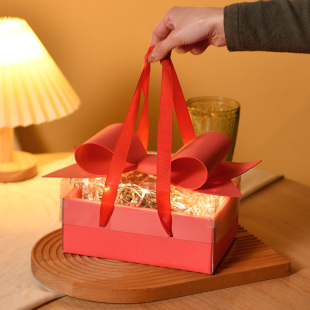 圣诞节蝴蝶结礼物包装 盒新年结婚礼品空盒子女友礼物生日伴手礼盒