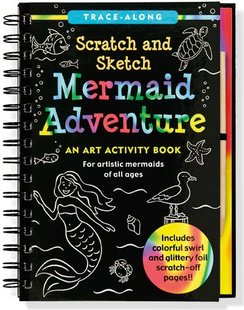 Sketch Book Scratch 现货 刮刮素描书 Adventure 英文原版 and 儿童手工DIY Mermaid Art 创意趣味书 Activity