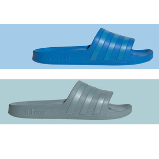 adidas阿迪达斯男子夏季 休闲运动拖鞋 GZ1153 一字拖沙滩鞋 GZ5866