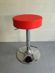 新款 PU皮圆凳吧椅彩色吧凳操作台凳旋转升降美容凳可调防静电椅子