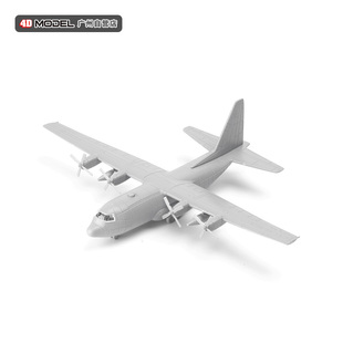 正版 4D拼装 130大力神运输机模型军事空运飞机航模玩具 144美国C