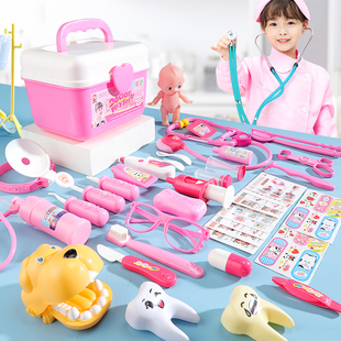 小医生玩具套装 全套女孩医疗箱护士儿童打针过家家仿真听诊器宝宝