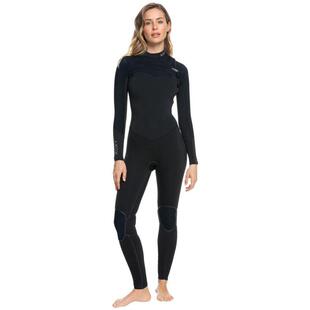 roxy女连体套装 潜水服紧身长袖 RXYD140 泳衣撞色湿式 透气舒适正品