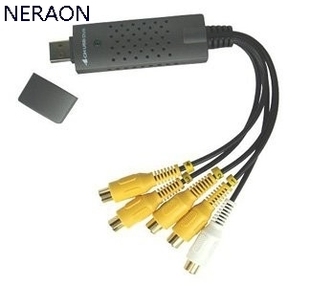 USB 4路 CHANNEL 四路AV接口监控视频采集卡 DVR