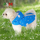 宠物狗狗服装 猫狗用品现货 防雨透气便携印花反光雨衣新款