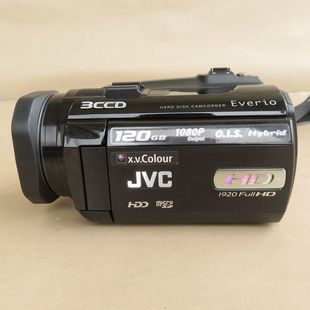 杰伟士 JVC 摄像机硬盘式 闪存DV机高清3CCD摄影机 HD6AC数码