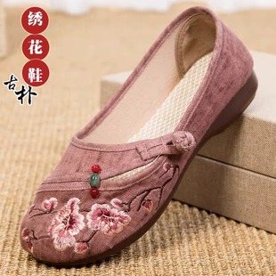 女绣花鞋 外婆鞋 老北京布鞋 夏季 女款 妈妈中老年人老人奶奶夏天穿