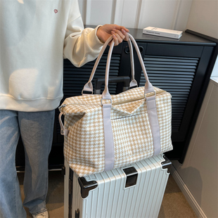 旅行包女大容量轻便待产包收纳袋短途旅游手提套拉杆行李包健身包