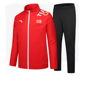 ANTA 安踏赞助2019春夏国家队套装 中国运动两件套 针织运动套时尚