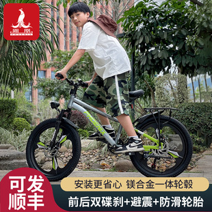 凤凰儿童自行车6 15岁男孩中大童山地车变速小学生单车女孩