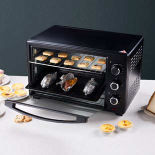 烘焙烤箱电烤箱家用烘培多功能全自动小型迷你蛋糕烤箱30升大容量
