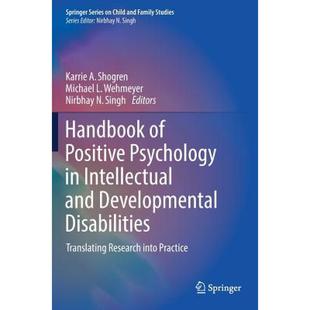Psychology 4周达 Developmental Positive Disabilities Handbook Intellectual Translating... 9783319590653 and