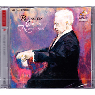 肖邦夜曲全集 进口CD碟 正版 鲁宾斯坦 钢琴曲 古典音乐 原版