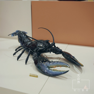 LLADRO雅致 海洋之王系列 螃蟹瓷偶礼物摆件饰品轻奢工艺品 龙虾