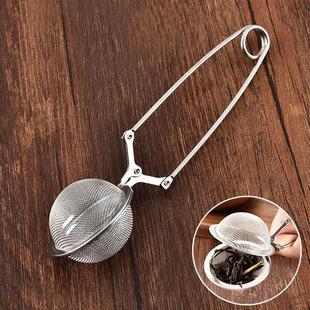 304不锈钢茶隔滤网创意细网泡茶器银色小茶漏茶包茶叶过滤器茶具