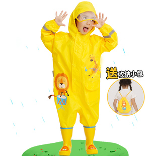 儿童雨衣防水服雨披斗篷式 小童幼儿园男女童宝宝可爱卡通小孩学生