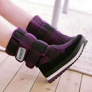 雪地靴女款 年冬季 新款 加绒加厚零下防寒防滑保暖东北雪地棉鞋