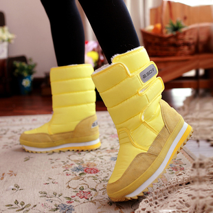 雪地靴女冬季 新款 保暖中筒户外防水防滑 高筒加绒加厚雪地棉鞋
