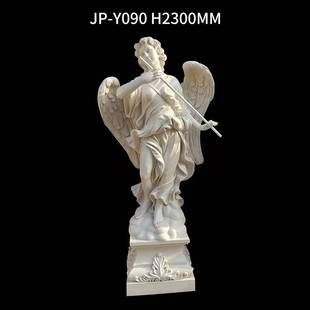 砂岩雕塑欧式 罗马天使人物创意工艺 人物女神雕像室外花园别墅欧式