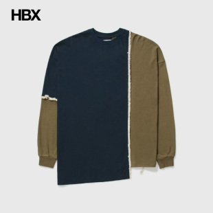 Long 长袖 Rotol Franken Sleeve T恤男HBX shirt