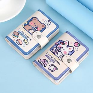 防消磁卡通卡包高颜值韩版 可爱大容量超薄小巧证件卡套包驾驶证套