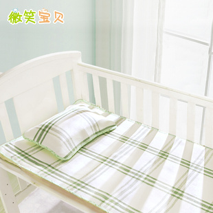 纯亚麻婴儿凉席儿童新生儿床单小孩透气席子幼儿园宝宝床凉席夏季
