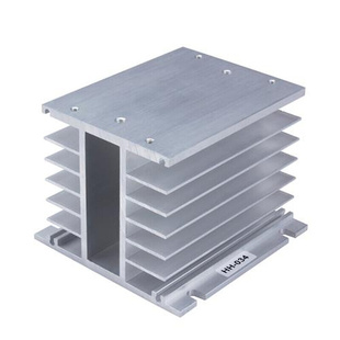 三相工业固态继电器散热器 铝合金 铝散热片板冷却底座散热铝型材