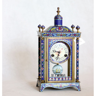 伊斯兰仿古钟表 钟表 机械座钟 欧式 景泰蓝钟 古典钟表