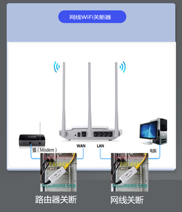 网络定时开关通断电视路由器猫网线IPTV手机远程APP家长控制上网