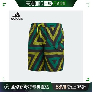韩国直邮adidas阿迪达斯短裤 印花设计个性 潮流CV5214 百搭时尚