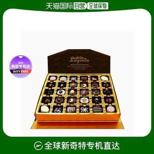 韩国直邮 精美造型原料优质可口 GA手工巧克力深棕色礼盒包装