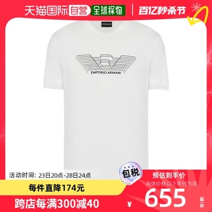 香港直邮Emporio Armani 3L1TFD1JPZZ 徽标短袖 T恤
