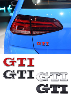 POLO 大众 大众GTI兔子车贴个性 高尔夫6 尾标 7代GTI车标中网标