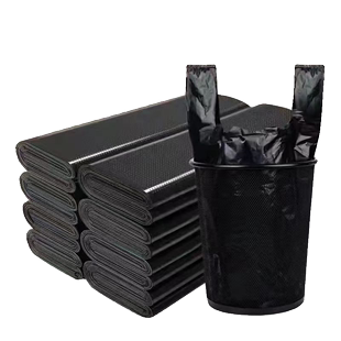动漫加厚超一次性垃圾手提式 黑色饭店背心厨房家用彩色厚垃圾袋宿